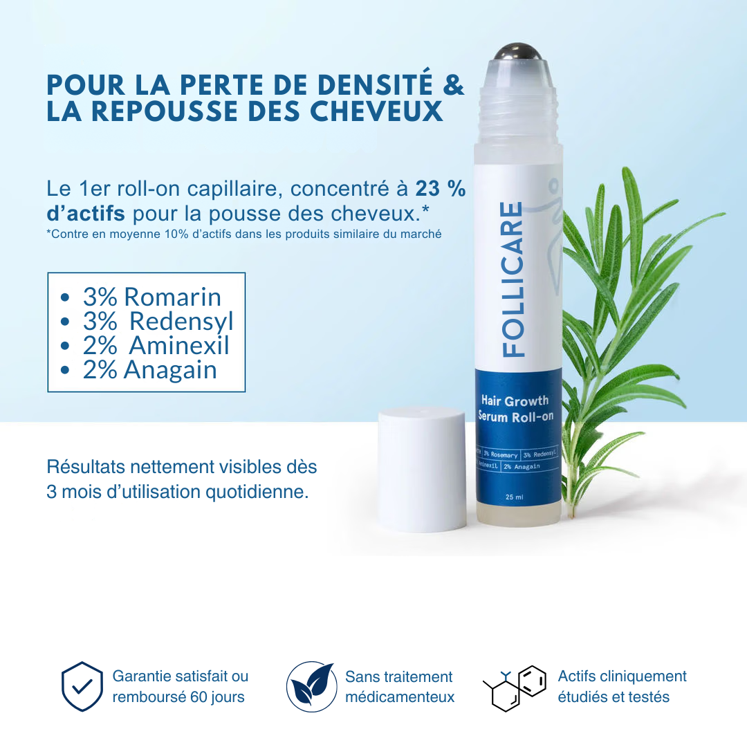 FolliCare® – Sérum Naturel pour la Pousse des Cheveux